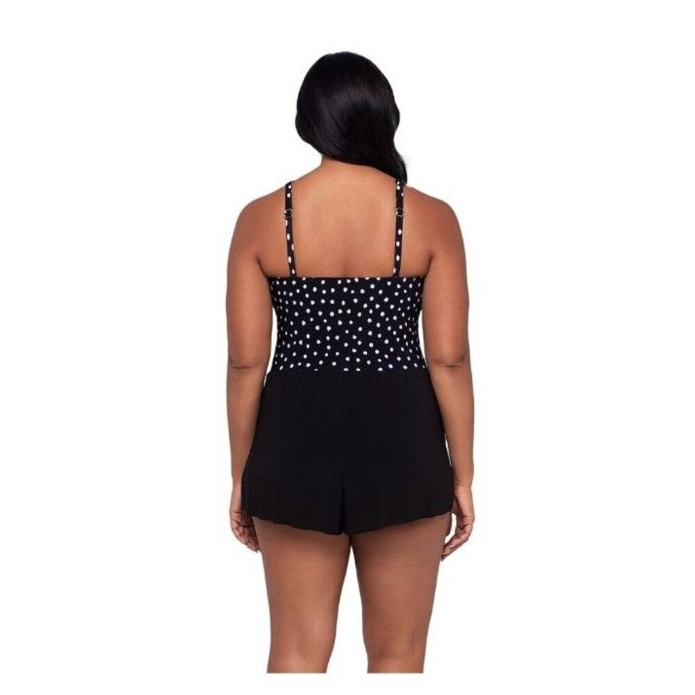 NEW! Women's Trimshaper Tummy Control Full Coverage Kim Romper Swimsuit, Size 16 - Picture 2 of 11